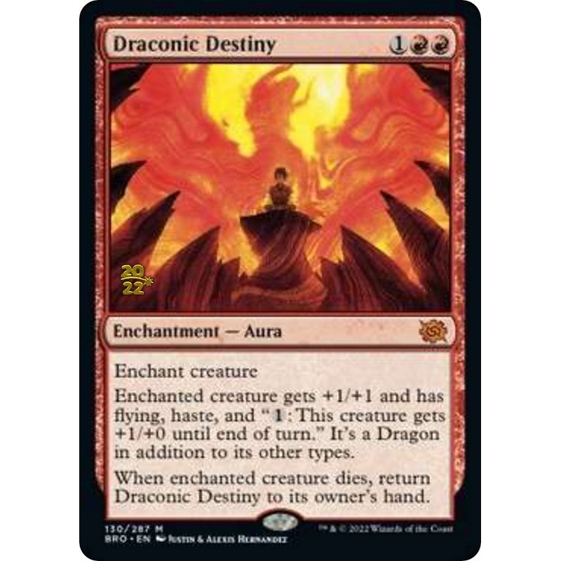 Draconic Destiny [The Brothers' War Prerelease Promos]