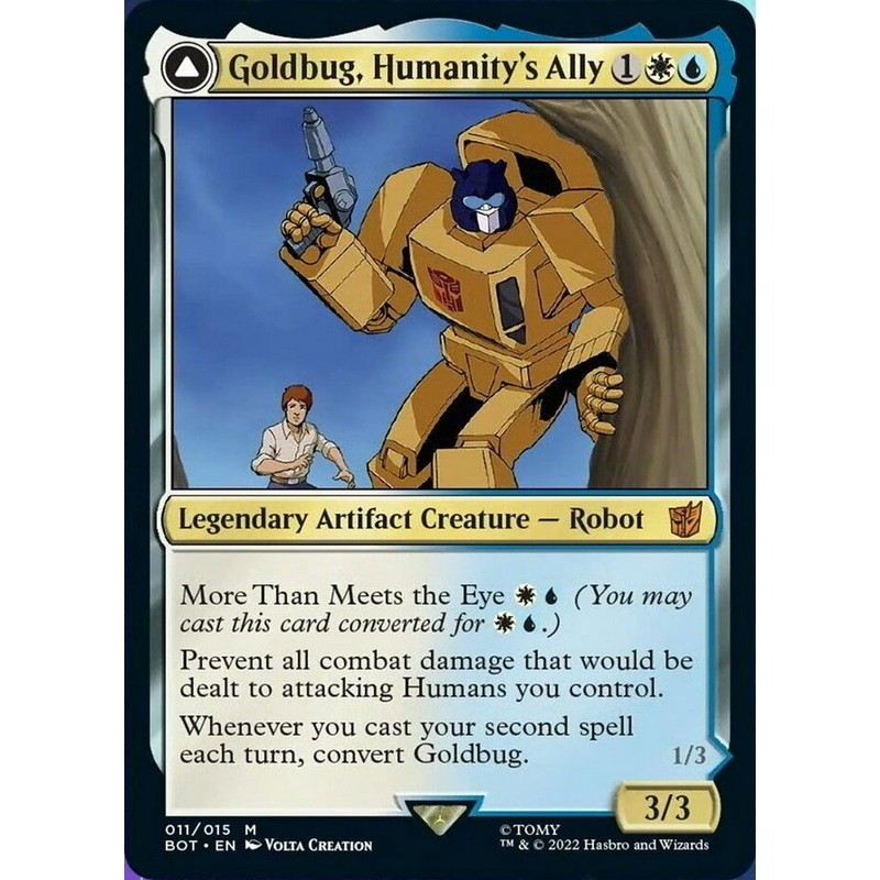 Goldbug, Humanity's Ally // Goldbug, Scrappy Scout [Transformers]