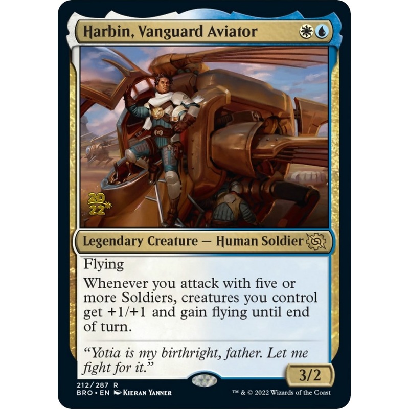 Harbin, Vanguard Aviator [The Brothers' War Prerelease Promos]