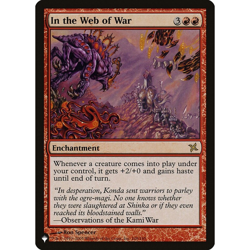 In the Web of War [The List]