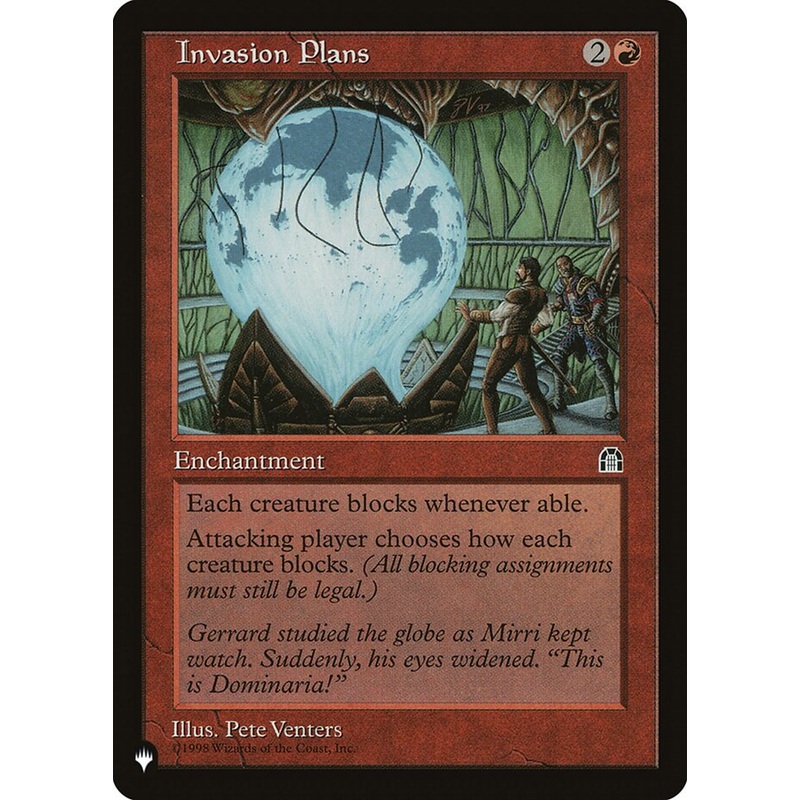 Invasion Plans [The List]
