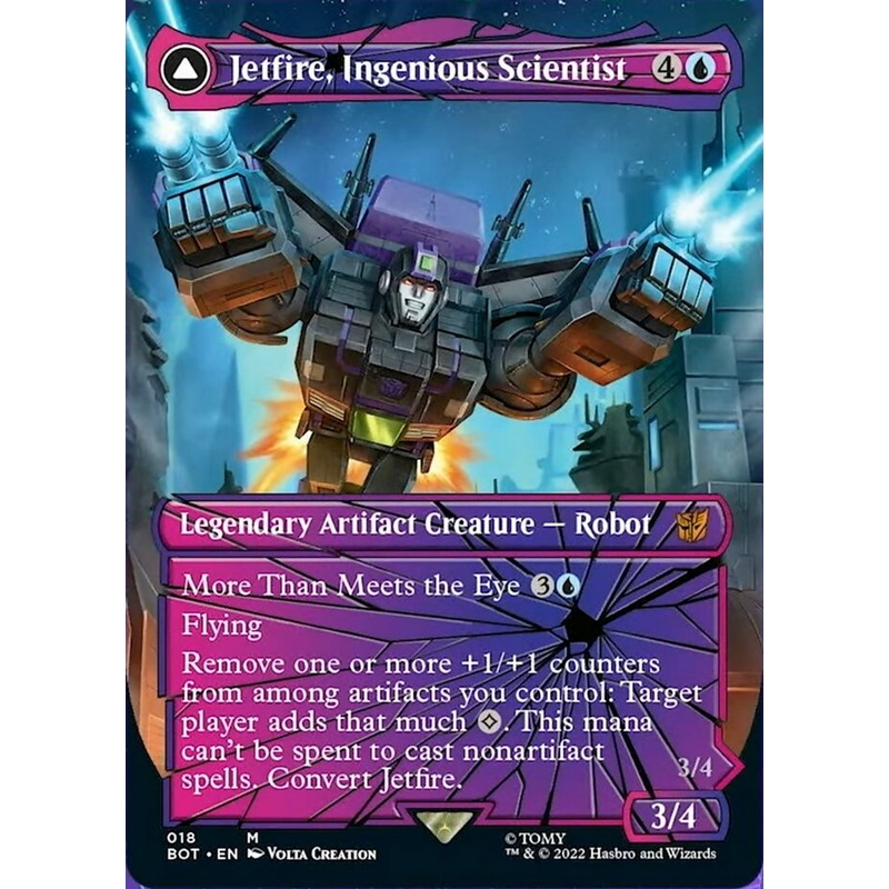 Jetfire, Ingenious Scientist // Jetfire, Air Guardian (Shattered Glass) [Transformers]