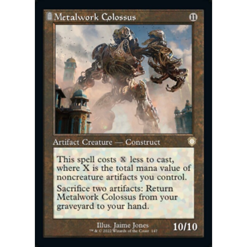 Metalwork Colossus (Retro) [The Brothers' War Commander]