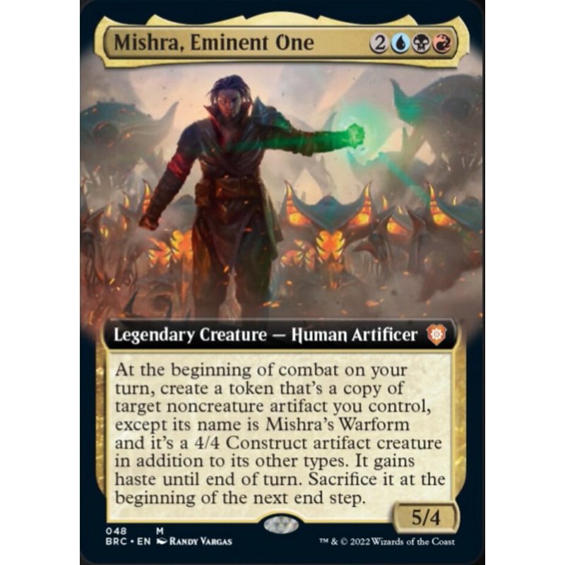 Mishra, Eminent One (Extended Art) [The Brothers' War Commander]