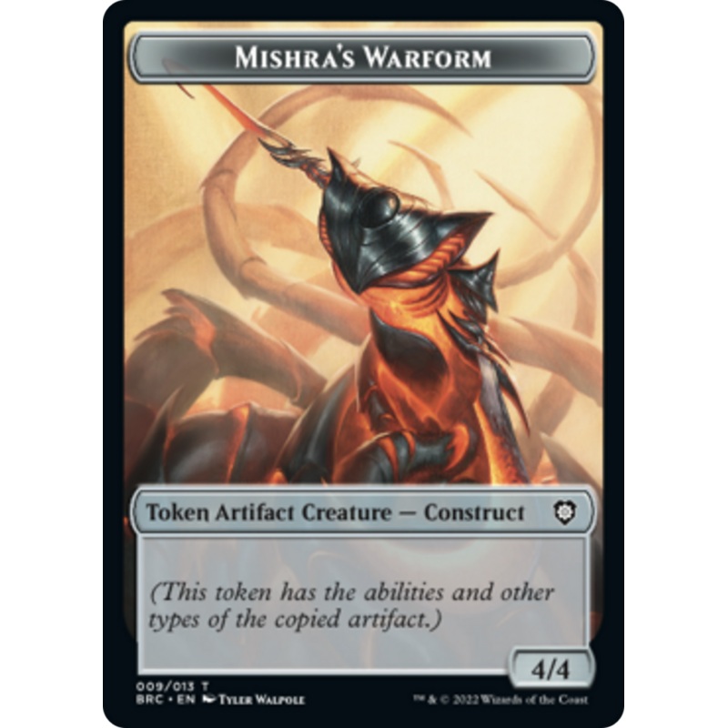Mishra's Warform // Inkling Double-Sided Token [The Brothers' War Commander Tokens]