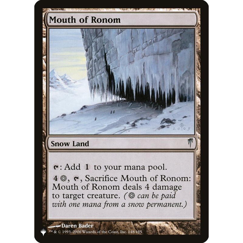 Mouth of Ronom [The List]