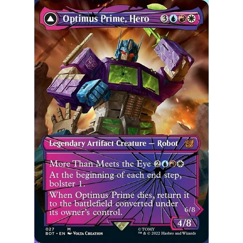 Optimus Prime, Hero // Optimus Prime, Autobot Leader (Shattered Glass) [Transformers]