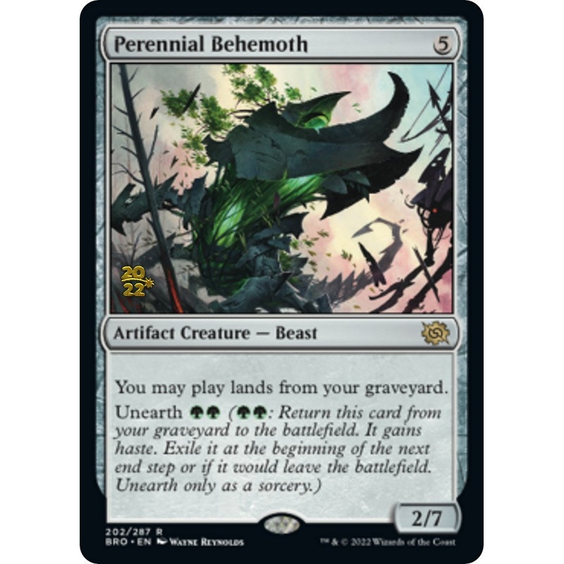 Perennial Behemoth [The Brothers' War Prerelease Promos]