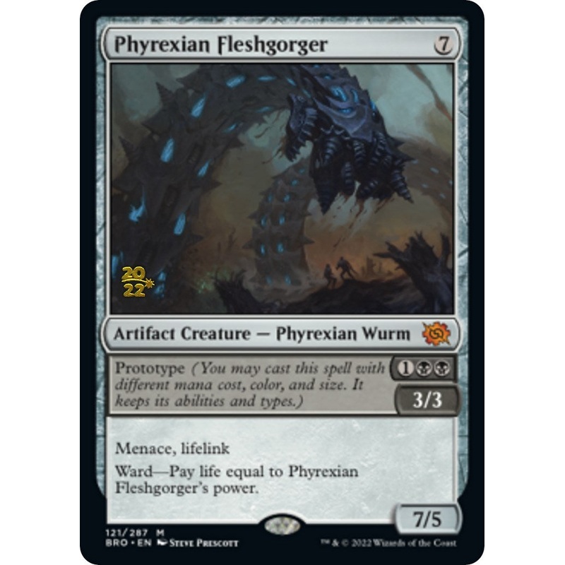 Phyrexian Fleshgorger [The Brothers' War Prerelease Promos]