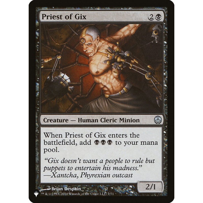 Priest of Gix [The List]