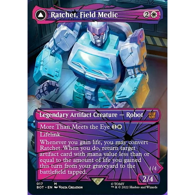 Ratchet, Field Medic // Ratchet, Rescue Racer (Shattered Glass) [Transformers]