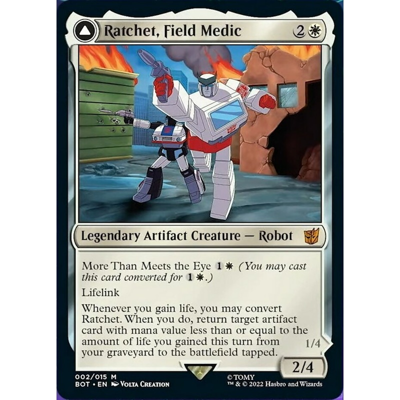Ratchet, Field Medic // Ratchet, Rescue Racer [Transformers]