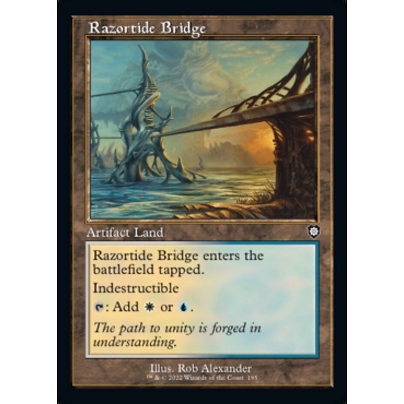 Razortide Bridge (Retro) [The Brothers' War Commander]