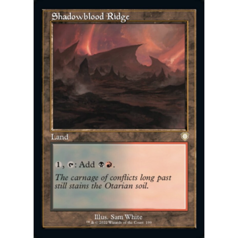 Shadowblood Ridge (Retro) [The Brothers' War Commander]