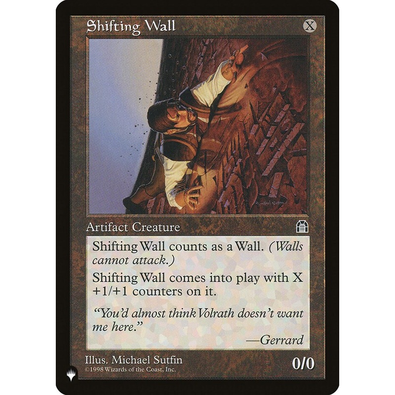 Shifting Wall [The List]