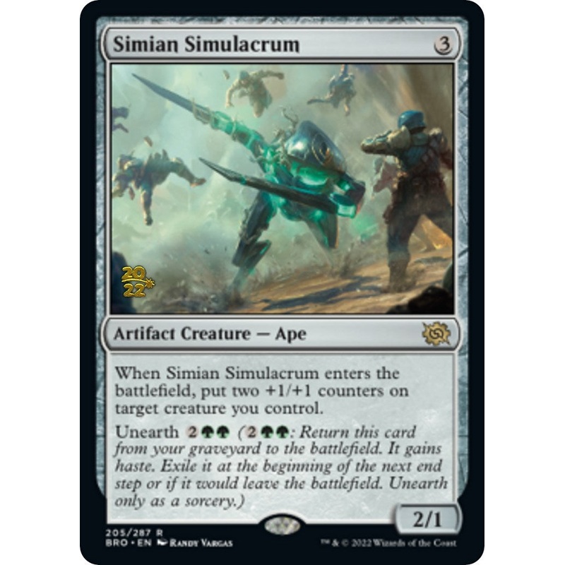 Simian Simulacrum [The Brothers' War Prerelease Promos]