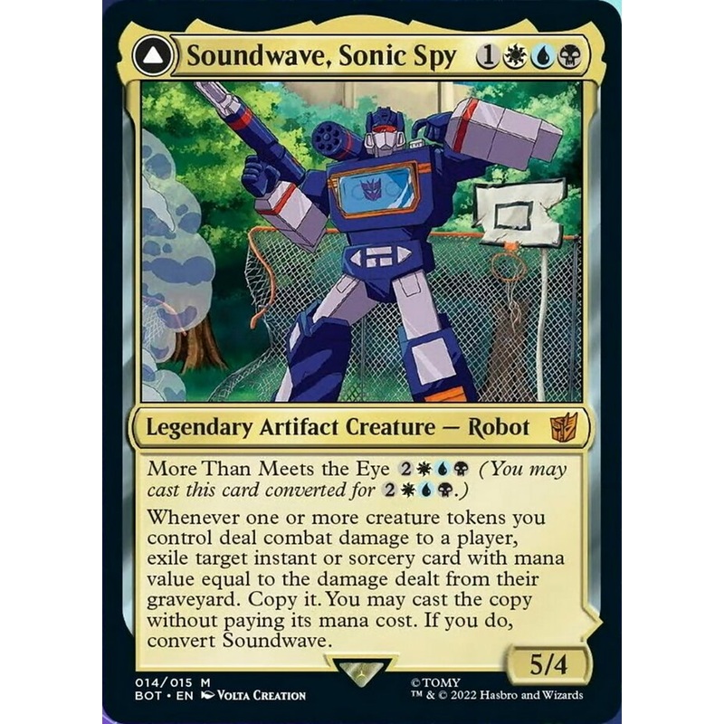 Soundwave, Sonic Spy // Soundwave, Superior Captain [Transformers]