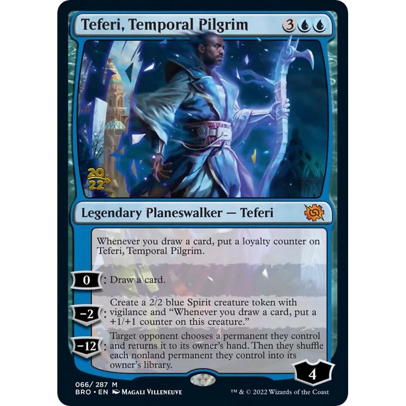 Teferi, Temporal Pilgrim [The Brothers' War Prerelease Promos]