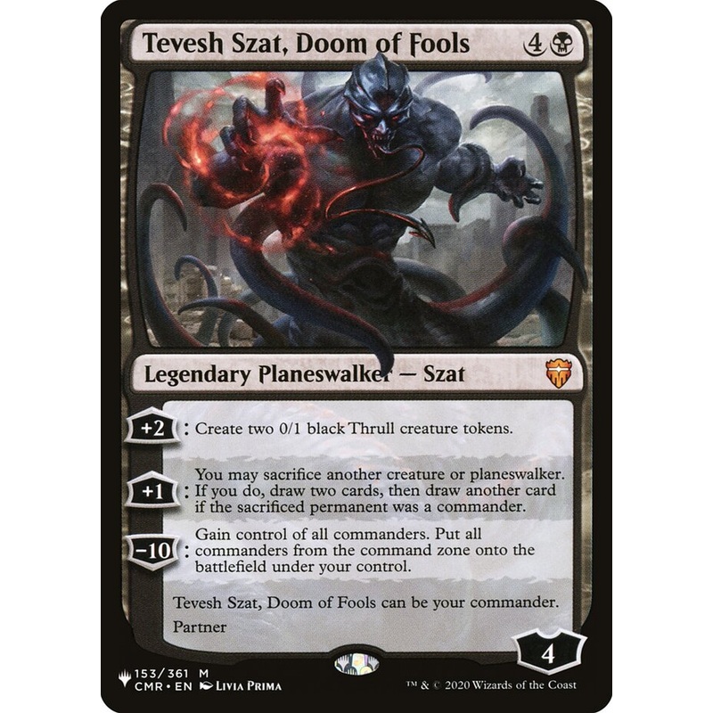 Tevesh Szat, Doom of Fools [The List]