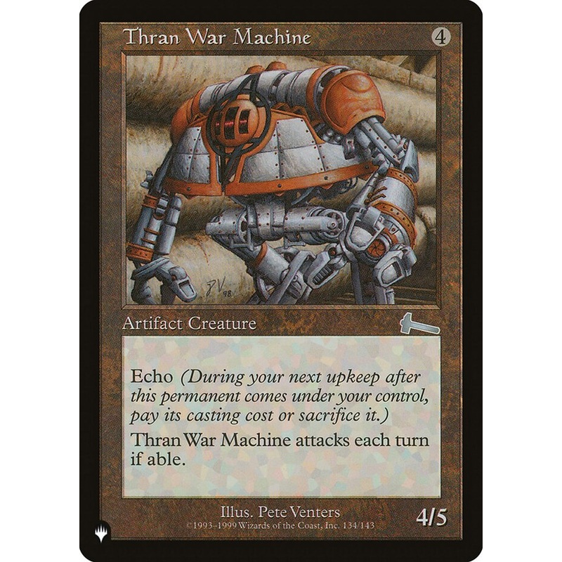 Thran War Machine [The List]