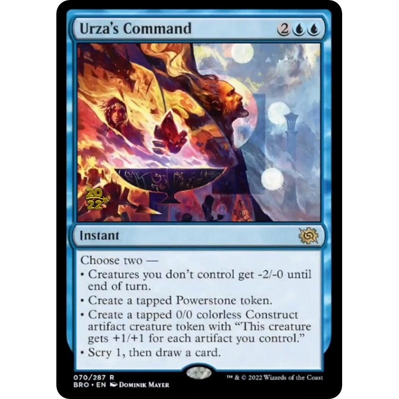 Urza's Command [The Brothers' War Prerelease Promos]