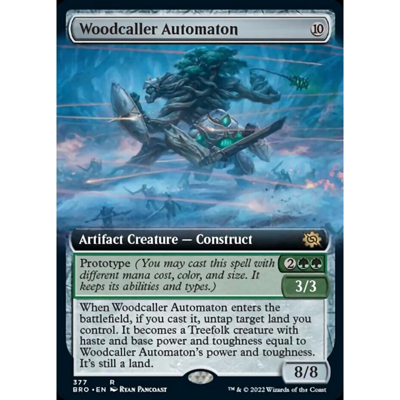 Woodcaller Automaton (Extended Art) [The Brothers' War]