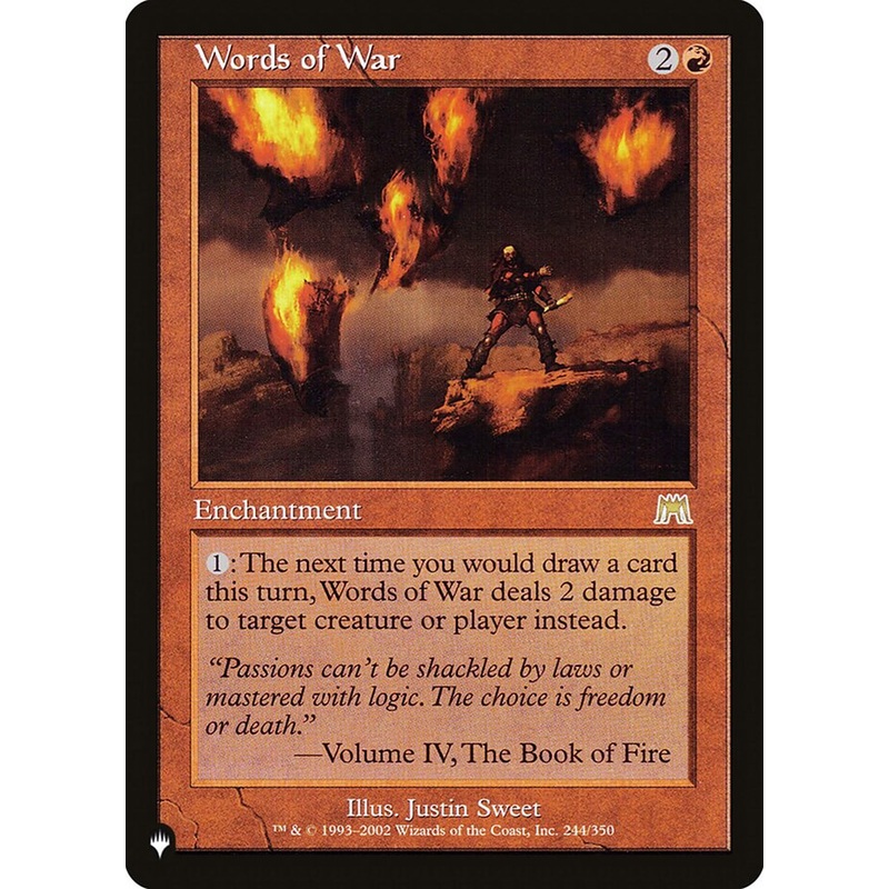 Words of War [The List]