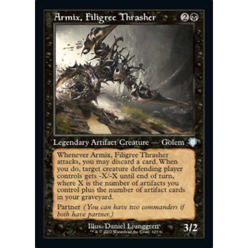 Armix, Filigree Thrasher (Retro) [The Brothers' War Commander]