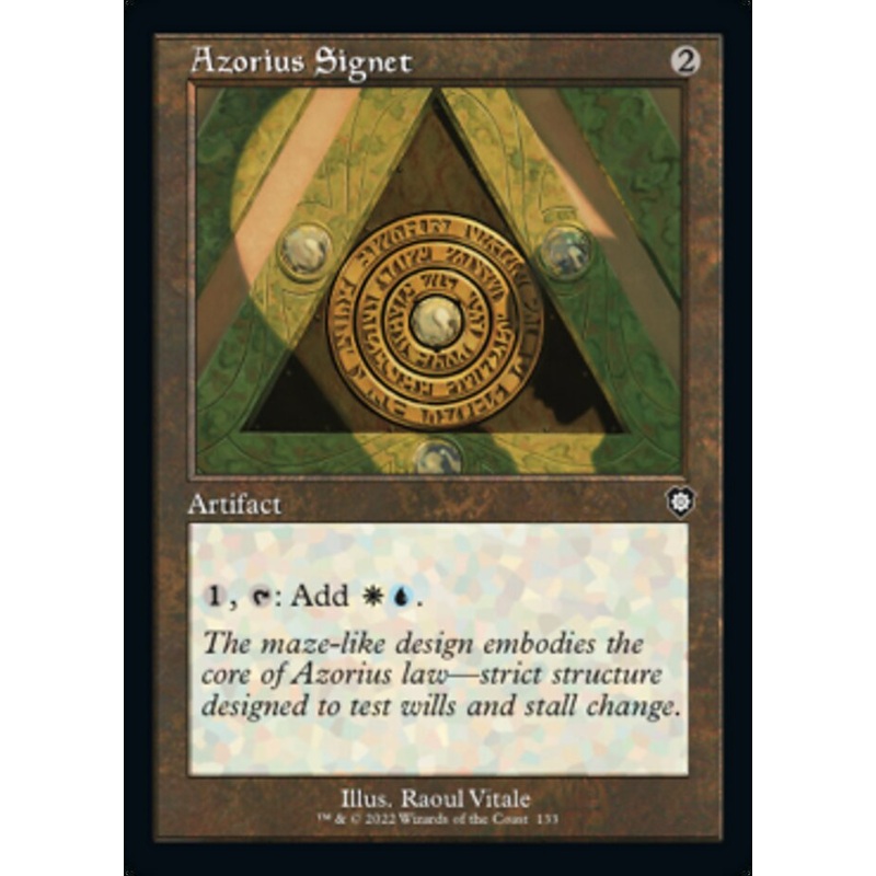 Azorius Signet (Retro) [The Brothers' War Commander]
