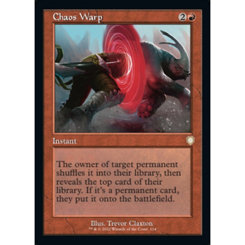 Chaos Warp (Retro) [The Brothers' War Commander]