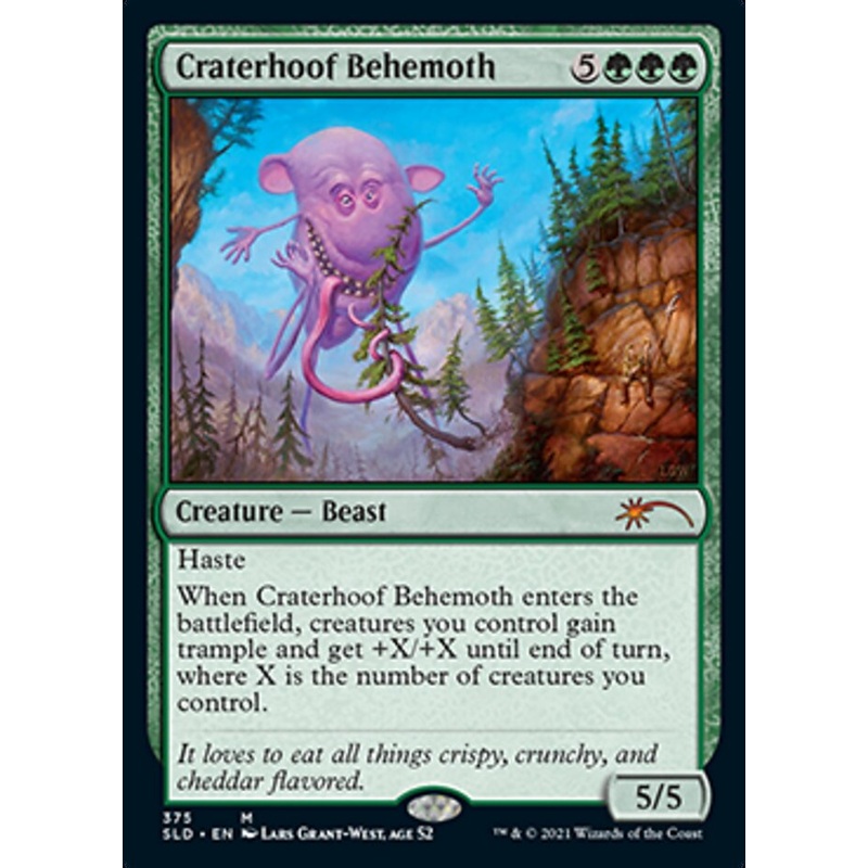 Craterhoof Behemoth (375) [Secret Lair Drop Series]