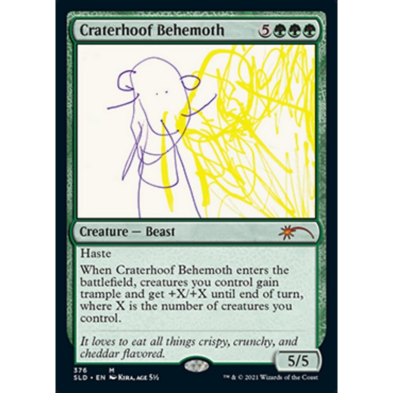 Craterhoof Behemoth (376) [Secret Lair Drop Series]