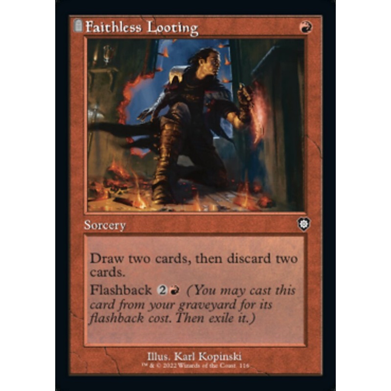 Faithless Looting (Retro) [The Brothers' War Commander]