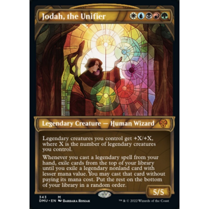 Jodah, the Unifier (Showcase Textured) [Dominaria United]
