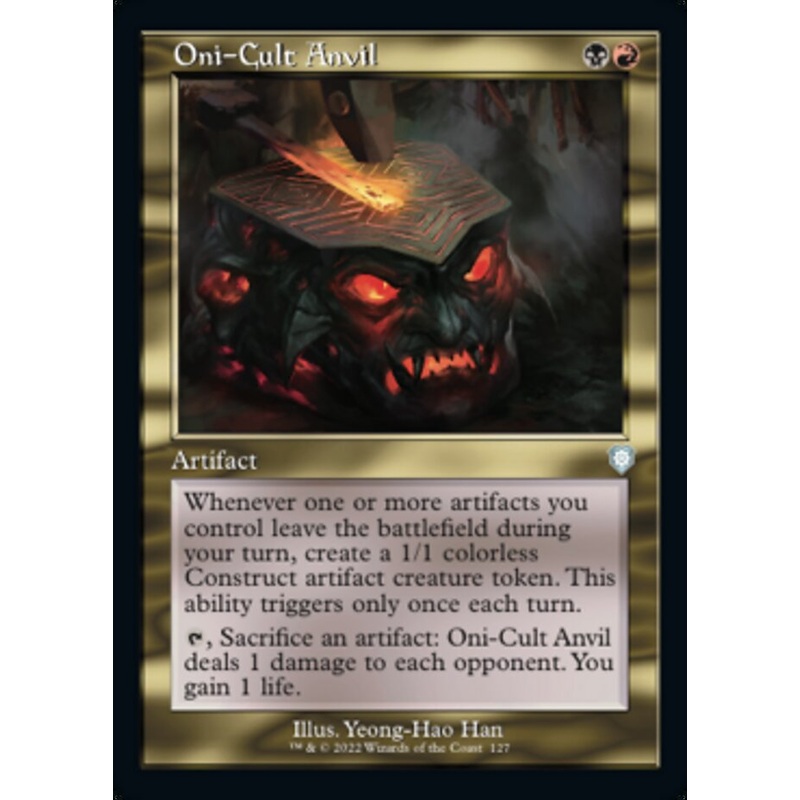 Oni-Cult Anvil (Retro) [The Brothers' War Commander]