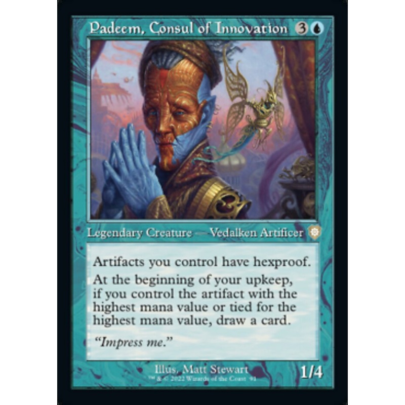 Padeem, Consul of Innovation (Retro) [The Brothers' War Commander]