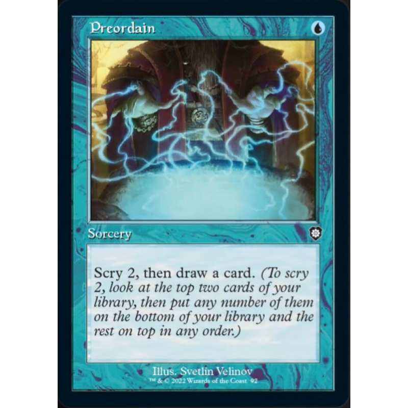 Preordain (Retro) [The Brothers' War Commander]
