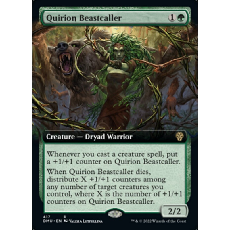 Quirion Beastcaller (Extended Art) [Dominaria United]