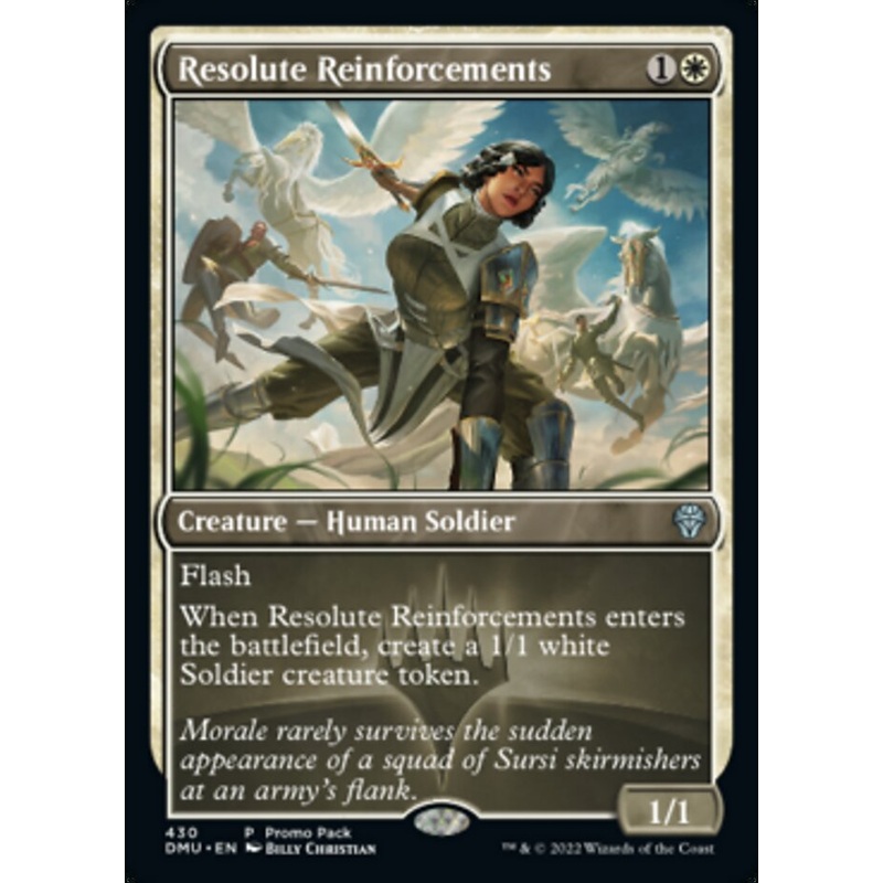 Resolute Reinforcements (Promo Pack) [Dominaria United Promos]