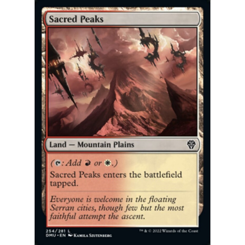 Sacred Peaks [Dominaria United]