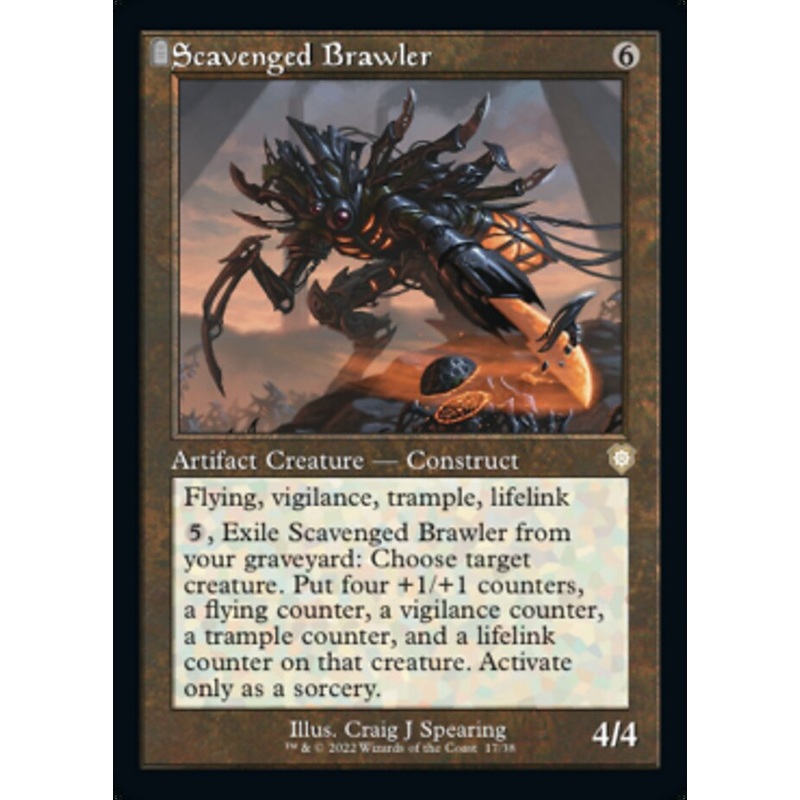 Scavenged Brawler (Retro) [The Brothers' War Commander]