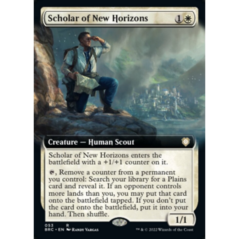 Scholar of New Horizons (Extended Art) [The Brothers' War Commander]