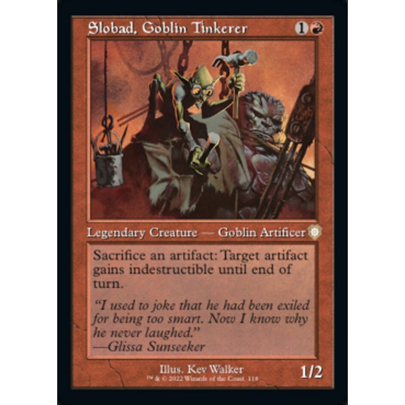 Slobad, Goblin Tinkerer (Retro) [The Brothers' War Commander]
