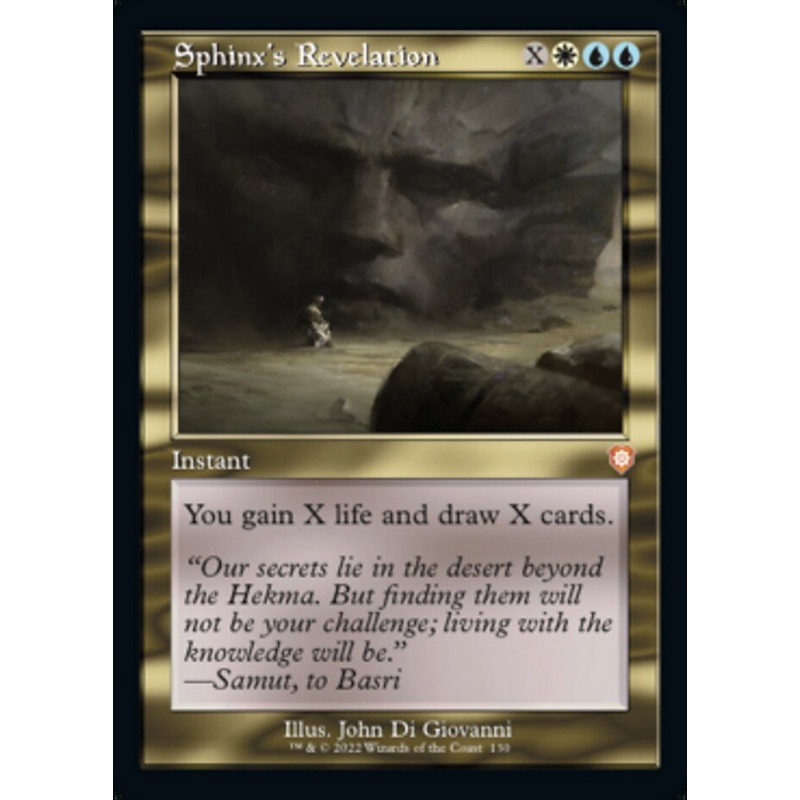 Sphinx's Revelation (Retro) [The Brothers' War Commander]