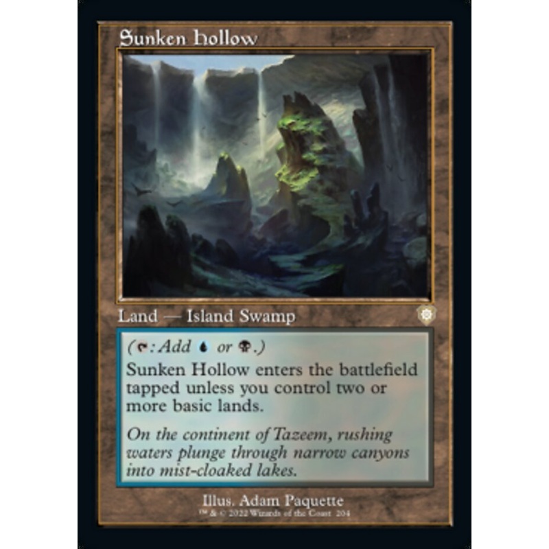 Sunken Hollow (Retro) [The Brothers' War Commander]