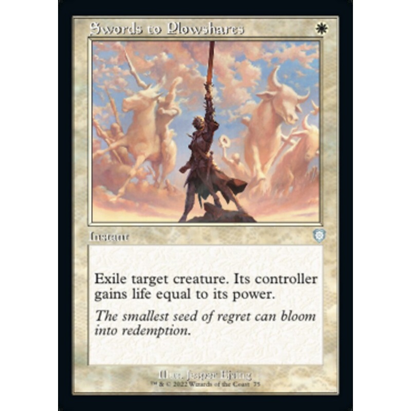 Swords to Plowshares (Retro) [The Brothers' War Commander]