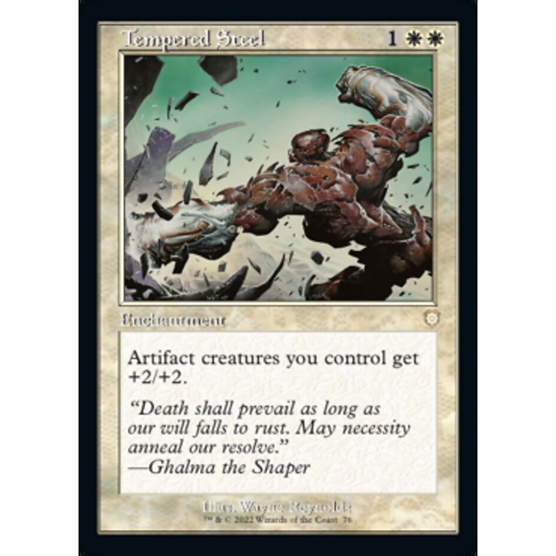 Tempered Steel (Retro) [The Brothers' War Commander]