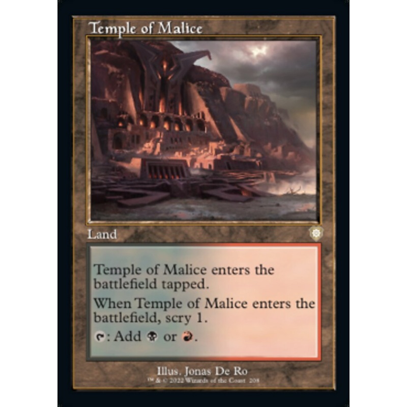 Temple of Malice (Retro) [The Brothers' War Commander]