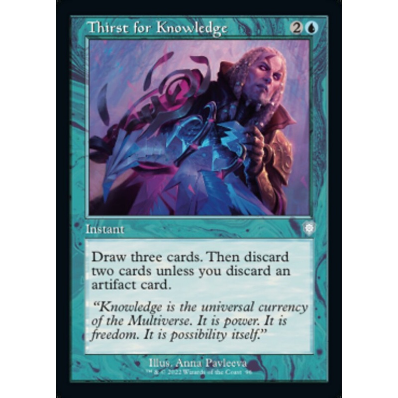 Thirst for Knowledge (Retro) [The Brothers' War Commander]
