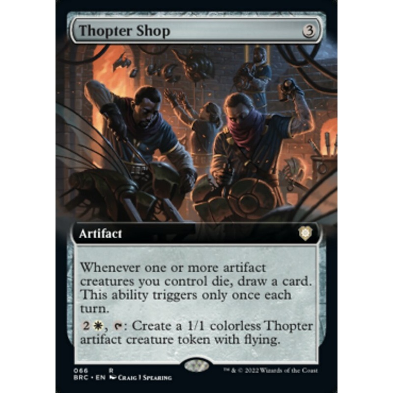 Thopter Shop (Extended Art) [The Brothers' War Commander]